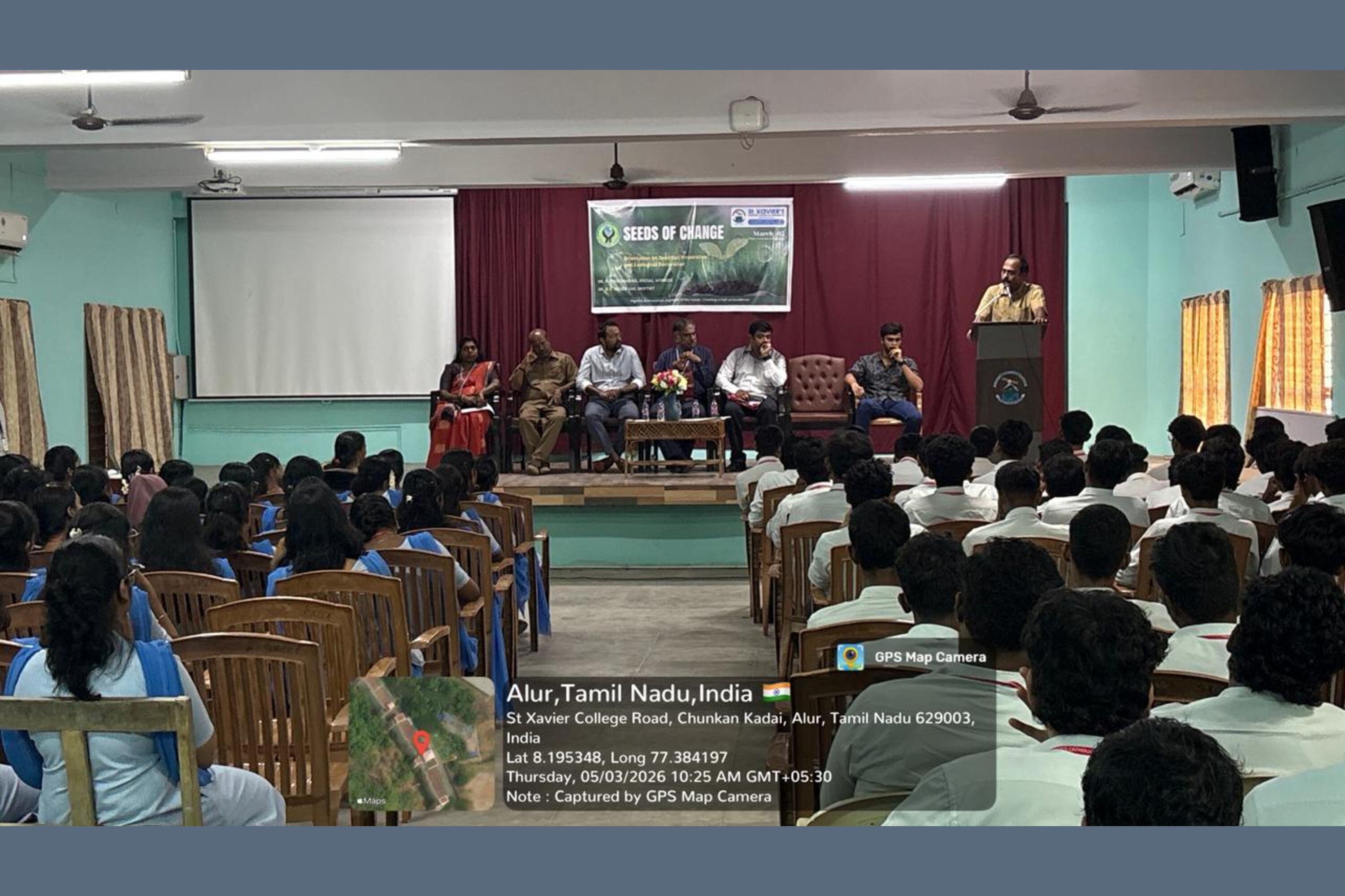 Seminar on “Seeds of Change- Orientation on Seedball Preparation and Ecological Restoration” at Einstein Seminar Hall, on 05.03.2026